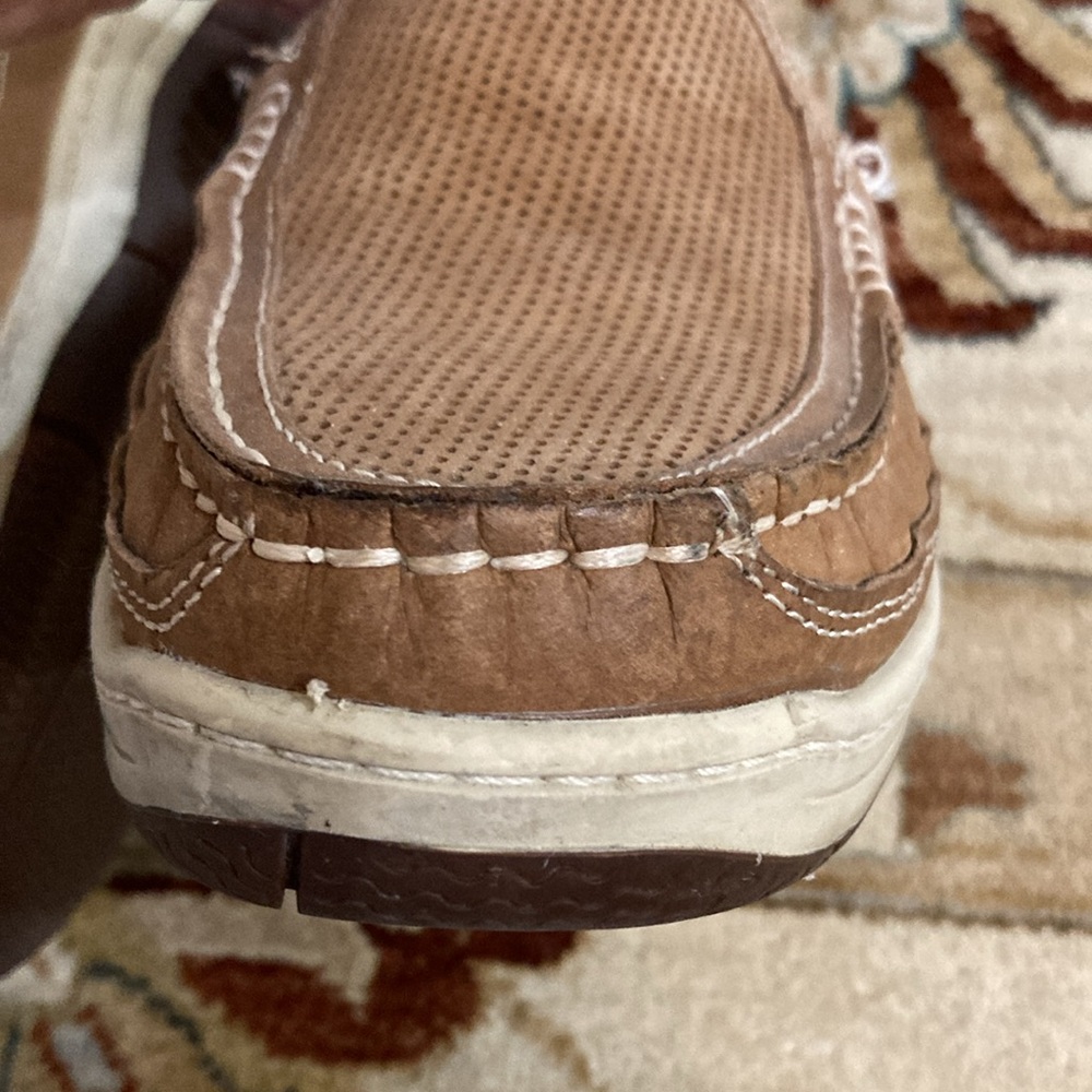 ⬇️PRICE DROP ⬇️G H Bass Pride boat shoes in tan leather upper - Picture 5 of 12